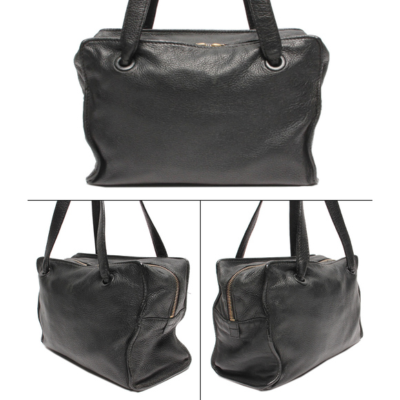Chanel Coco Leather Shoulder Bag Black Mark - Picture 1 of 8